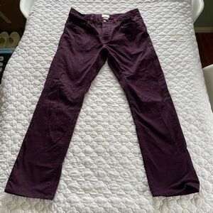 Club Monaco New York 5-Pocket Pant Purple 32/30